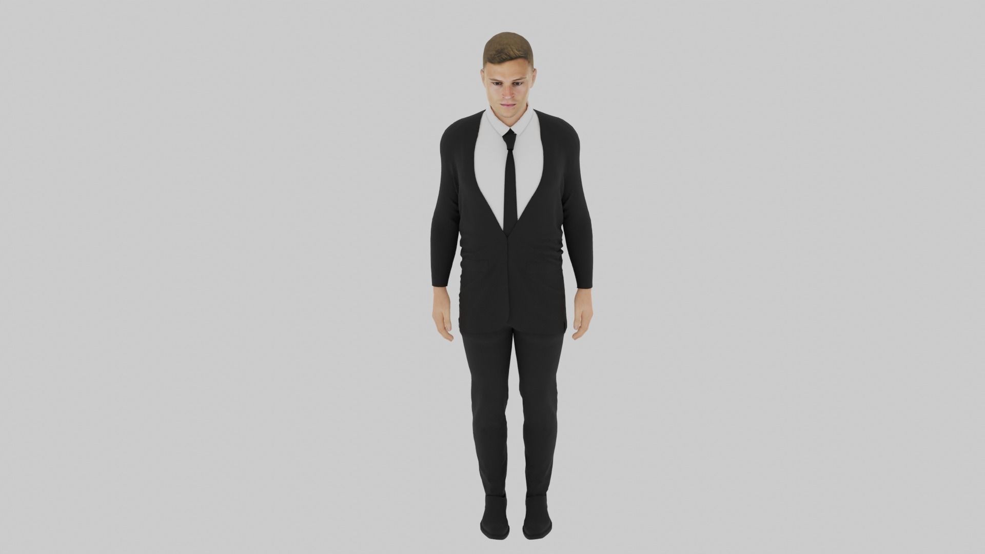 Joshua Kimmich Low-poly 3D model_5