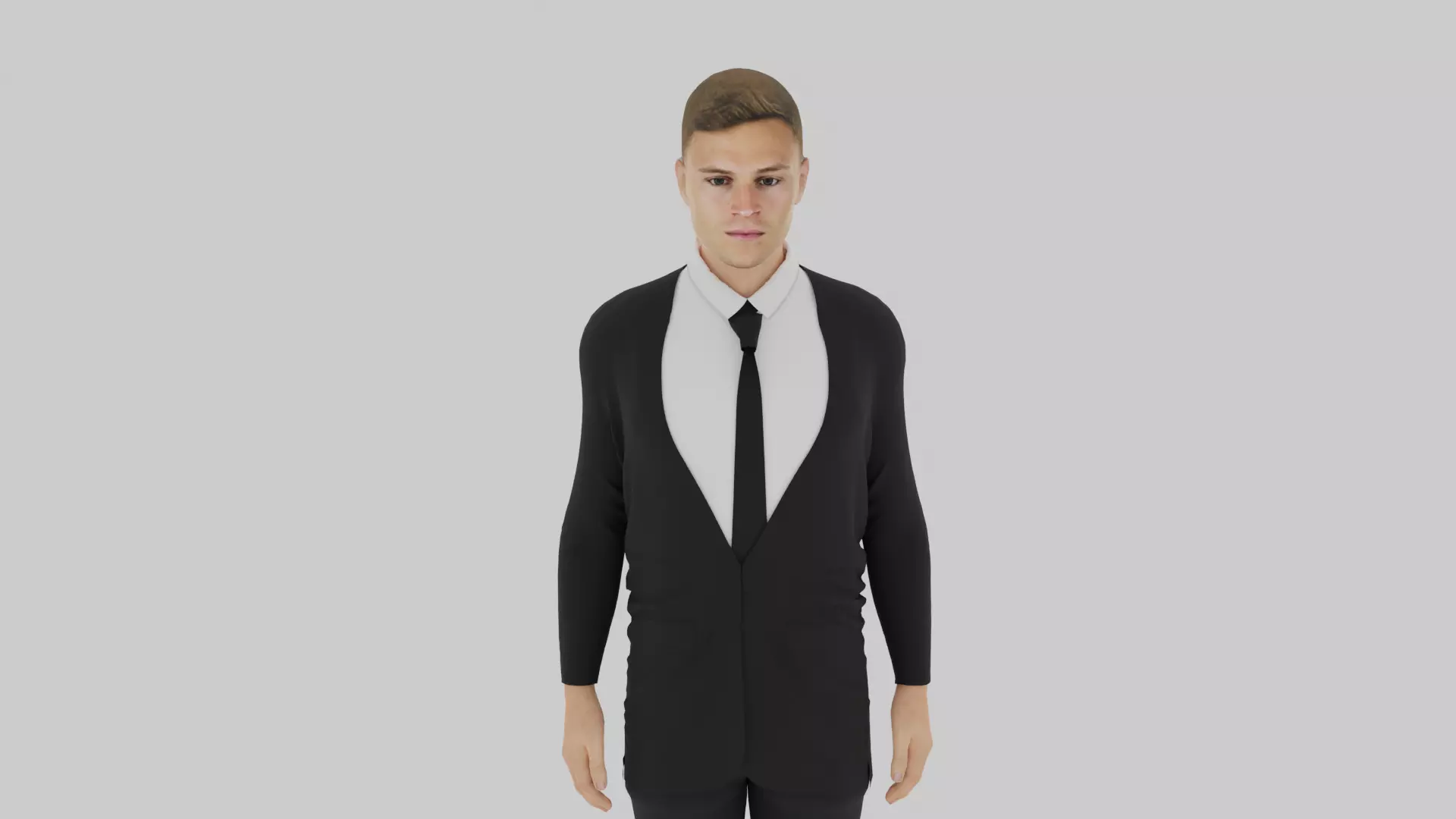 Joshua Kimmich Low-poly 3D model_0