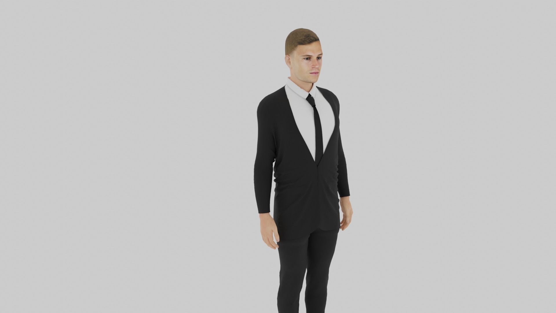 Joshua Kimmich Low-poly 3D model_1