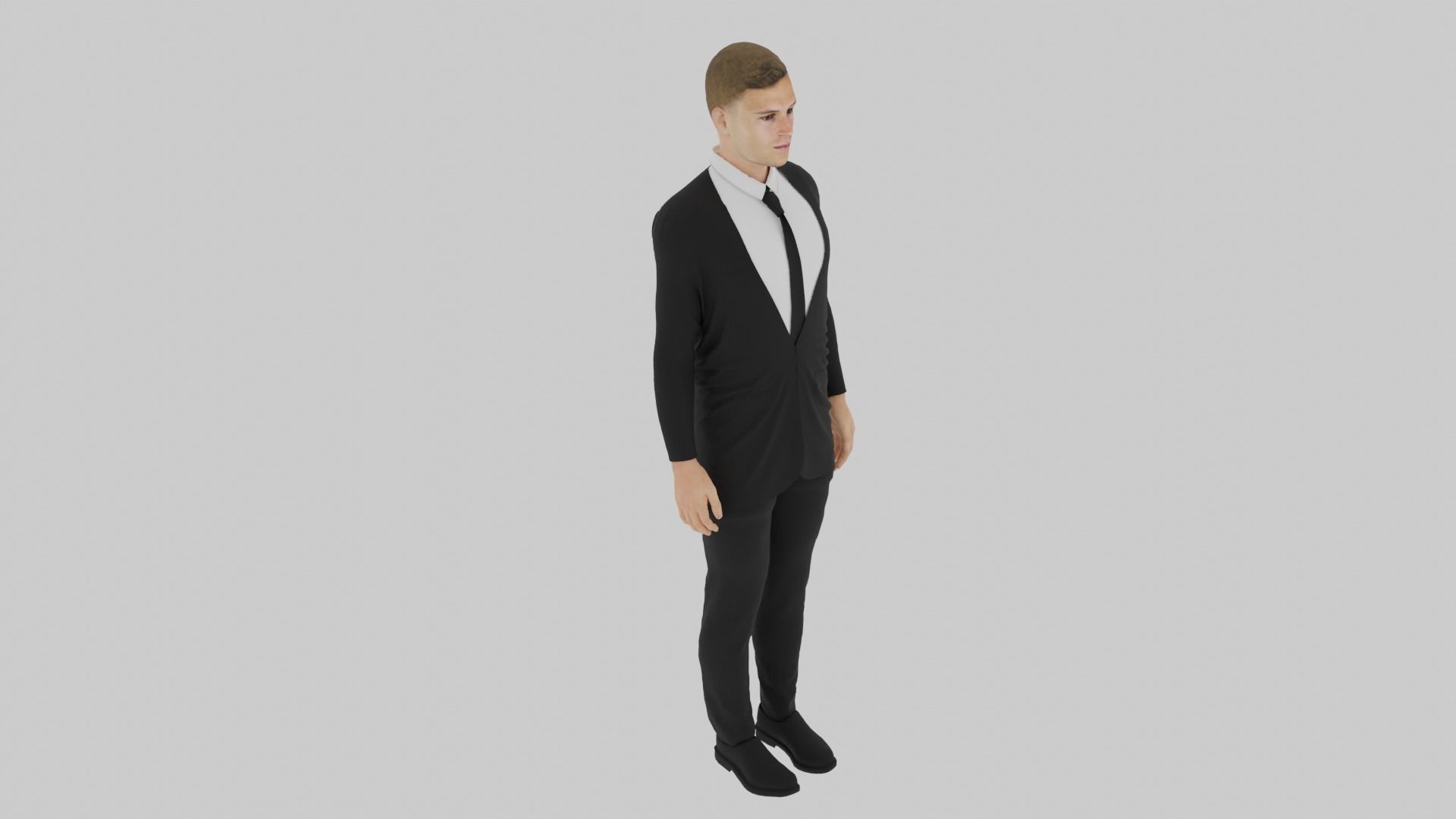 Joshua Kimmich Low-poly 3D model_3