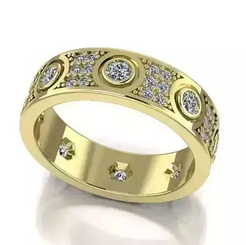 Ring 3dm stl obj render Model 1680