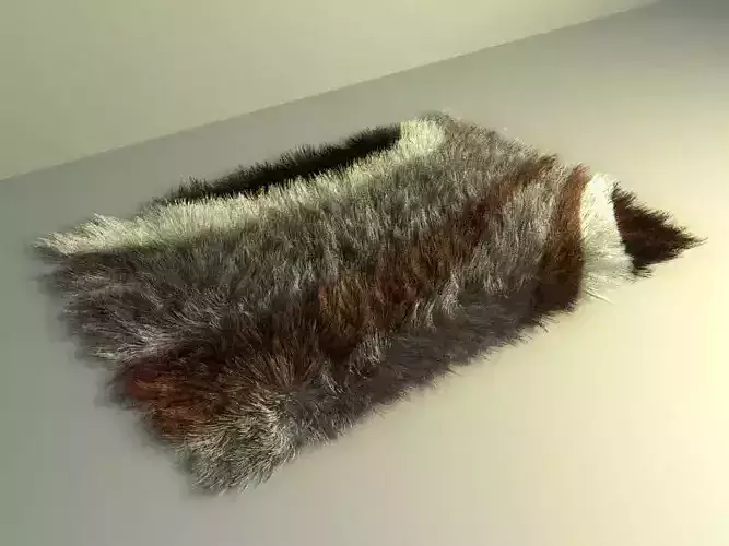 Carpet fur rug