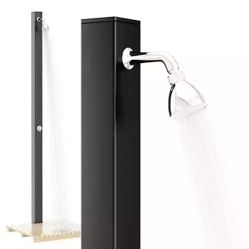 Contemporary shower Quartz 3D model