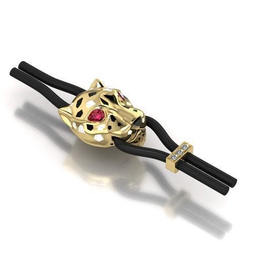 Panther bracelet Model 1695 3D print model_1
