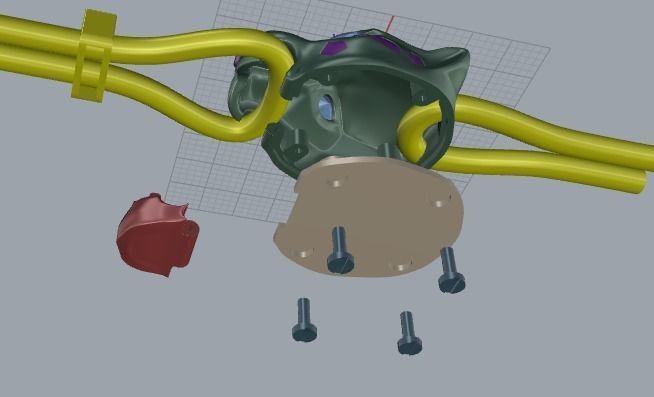 Panther bracelet Model 1695 3D print model_3