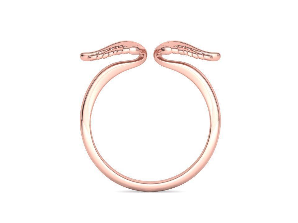 Angel Wings Fashion Ring Womens Ring 3dmodel 3D print model_24
