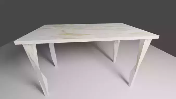 Modern wooden table