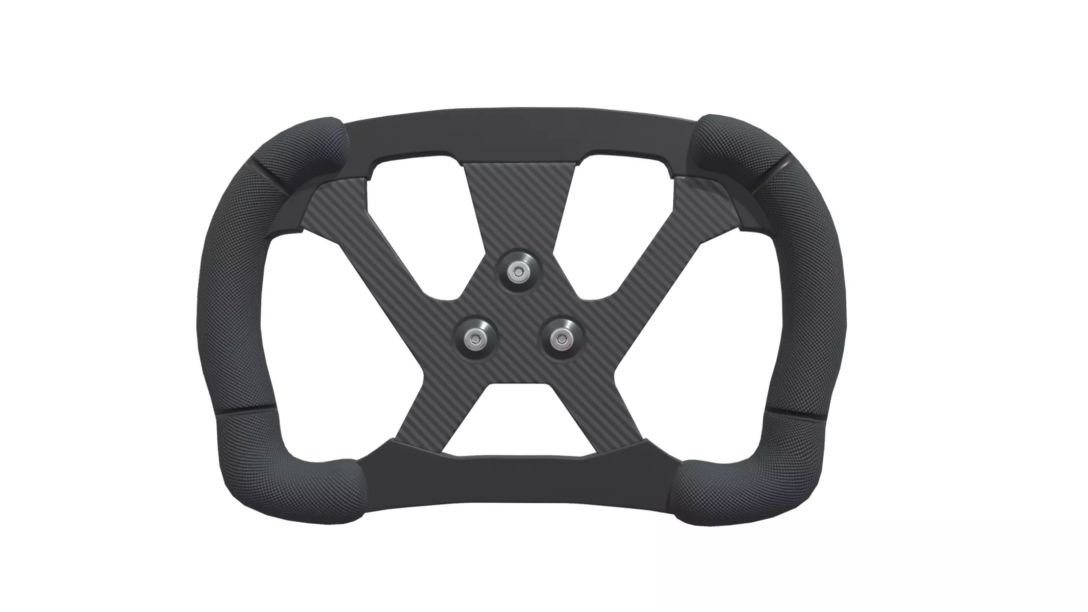 Steering Wheel F1 Low Poly PBR Realistic Low-poly 3D model_0