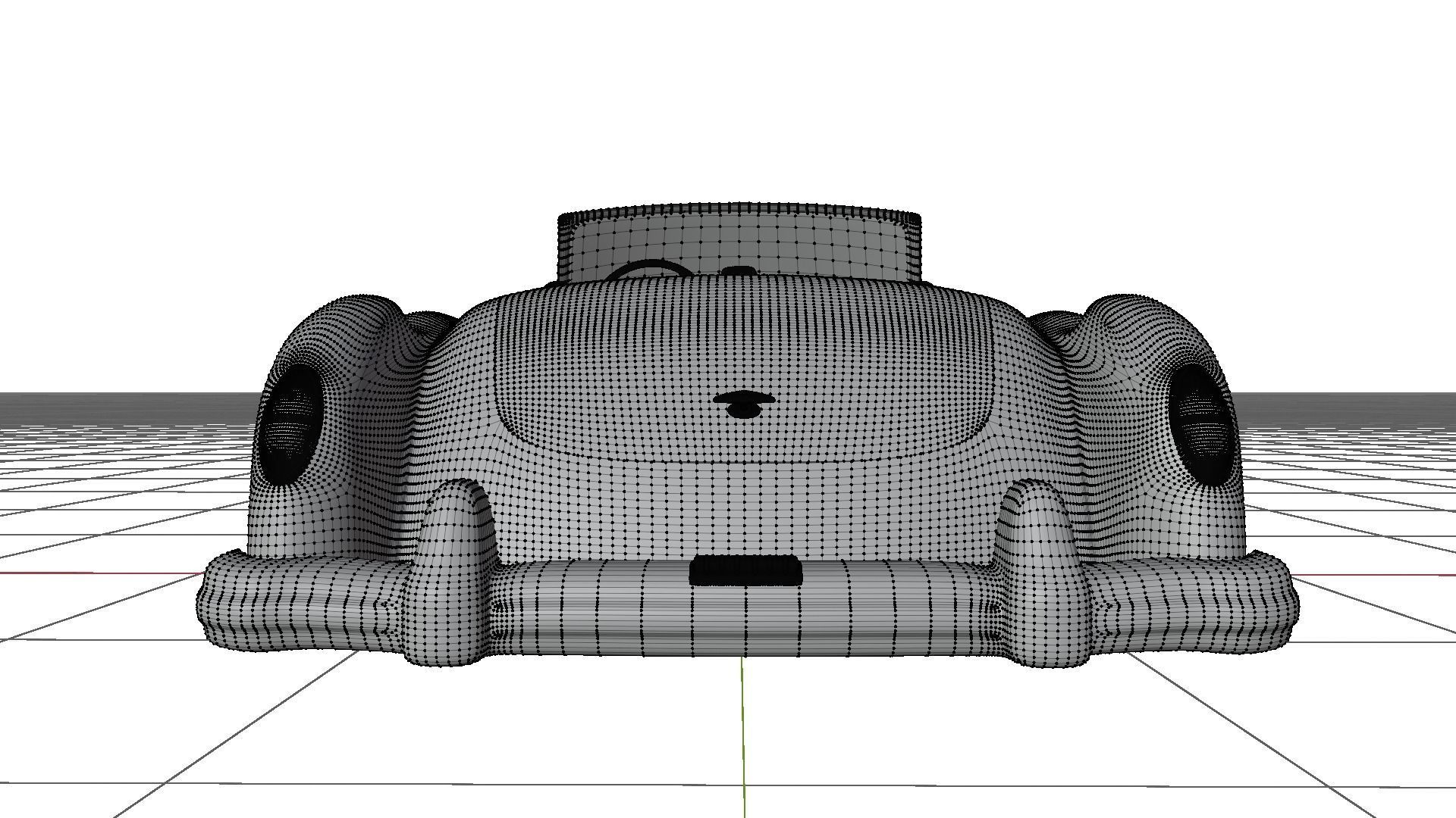 Nash Healey 1952-1953 vintage car 3D  3D model_11