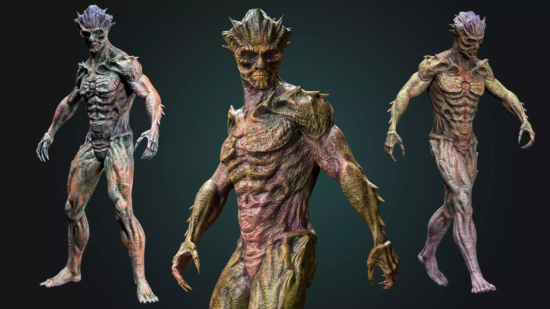 MUTANT 01 Low-poly 3D model