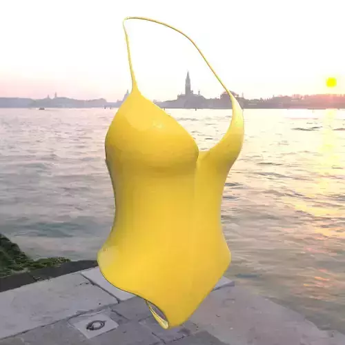 Swimsuit Low-poly 3D model