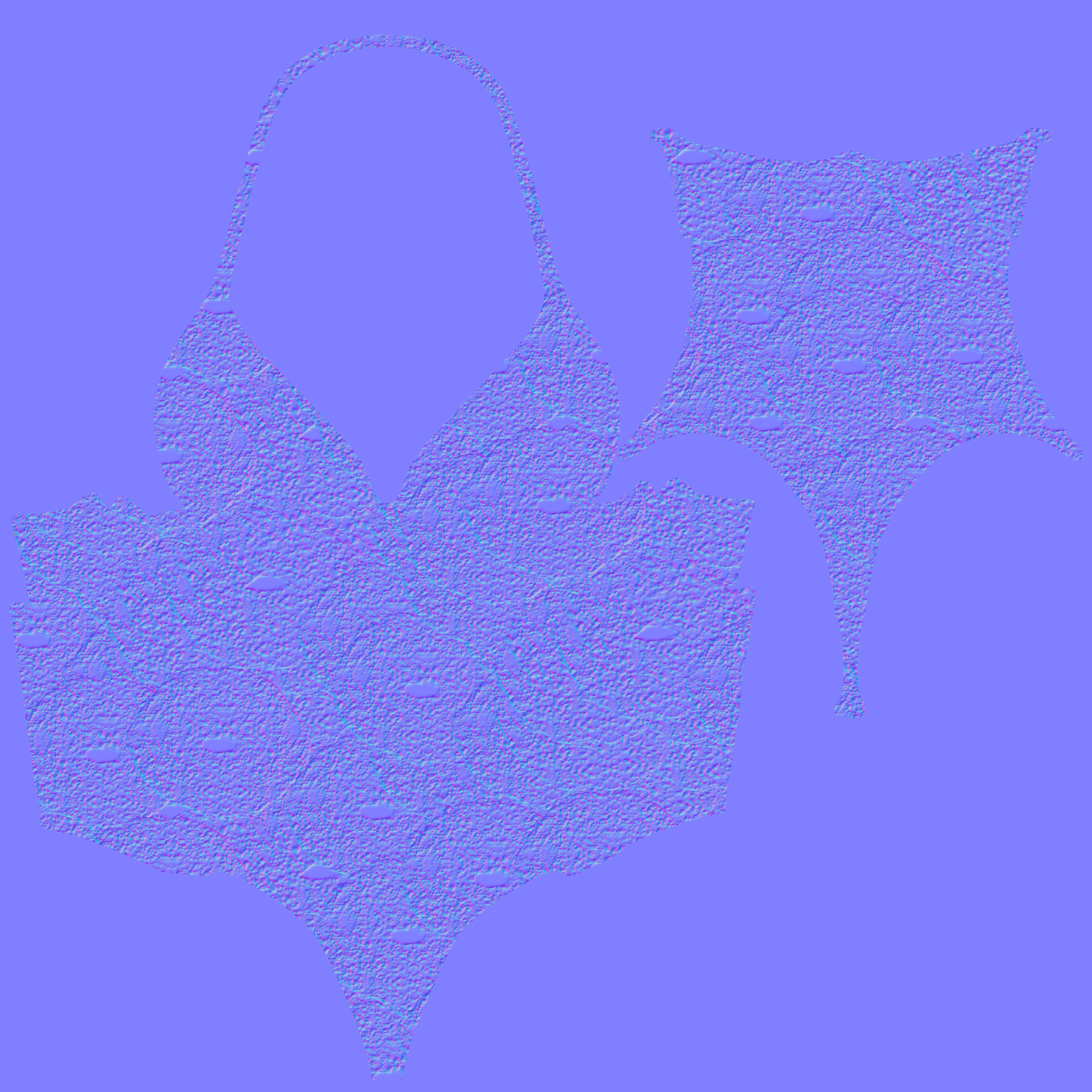 Swimsuit Low-poly 3D model_11