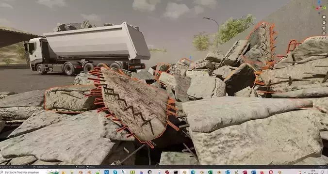 Reinforced Concrete Demolition Waste