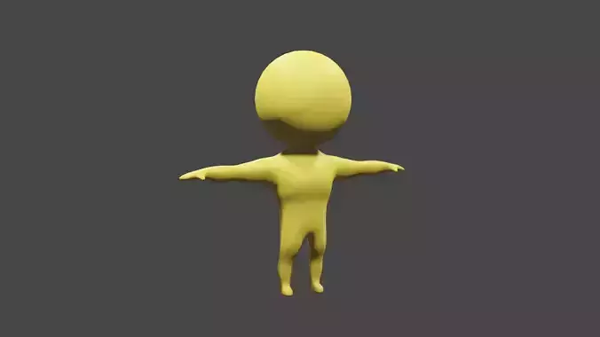 Lowpoly hyper casual character