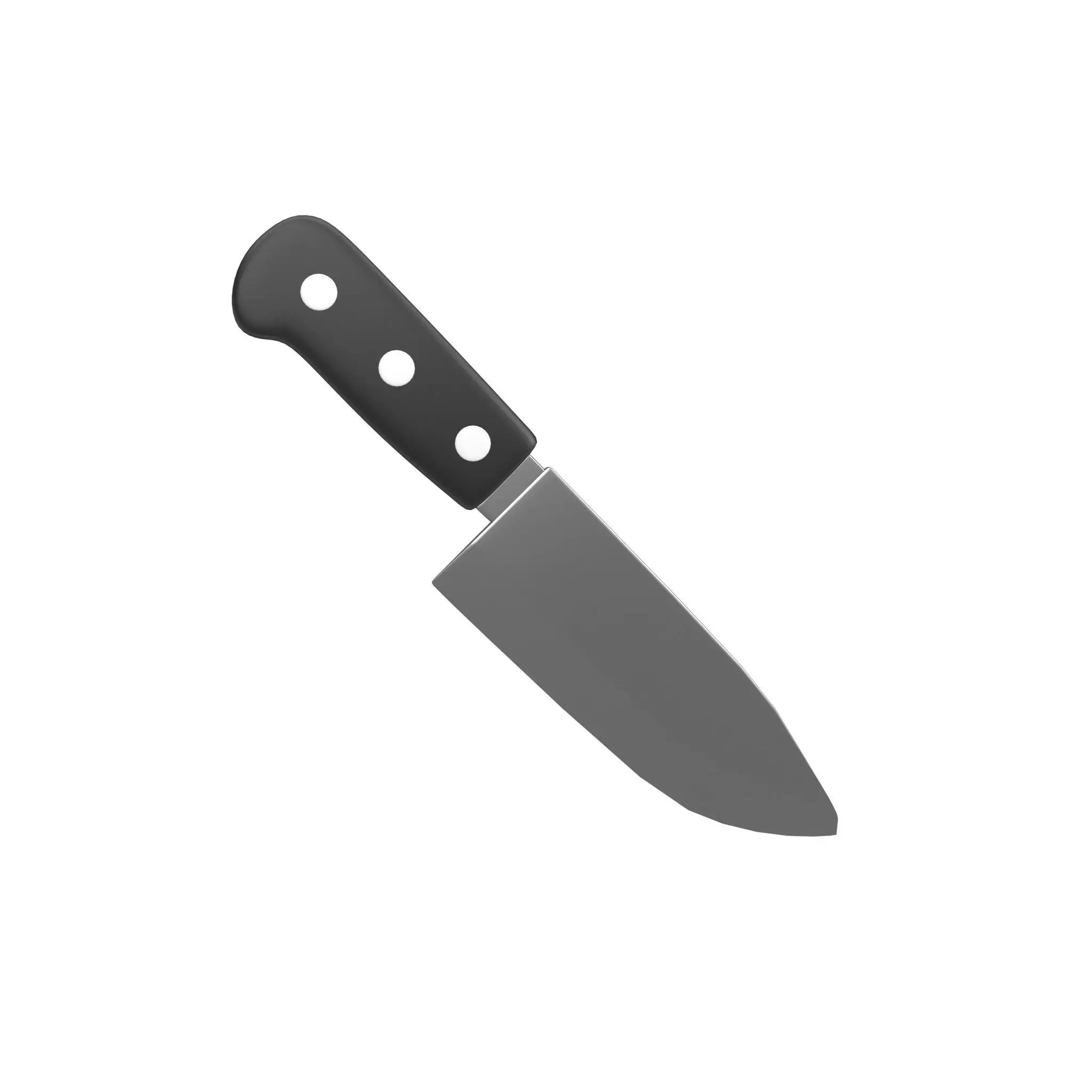 Kitchen Knife Emoji v1 001 Low-poly 3D model
