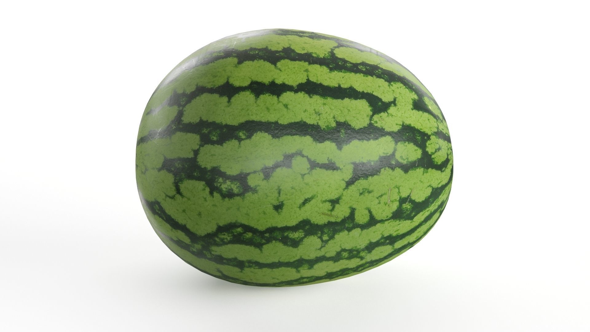 Fresh Watermelon 3D Model 3D model_4