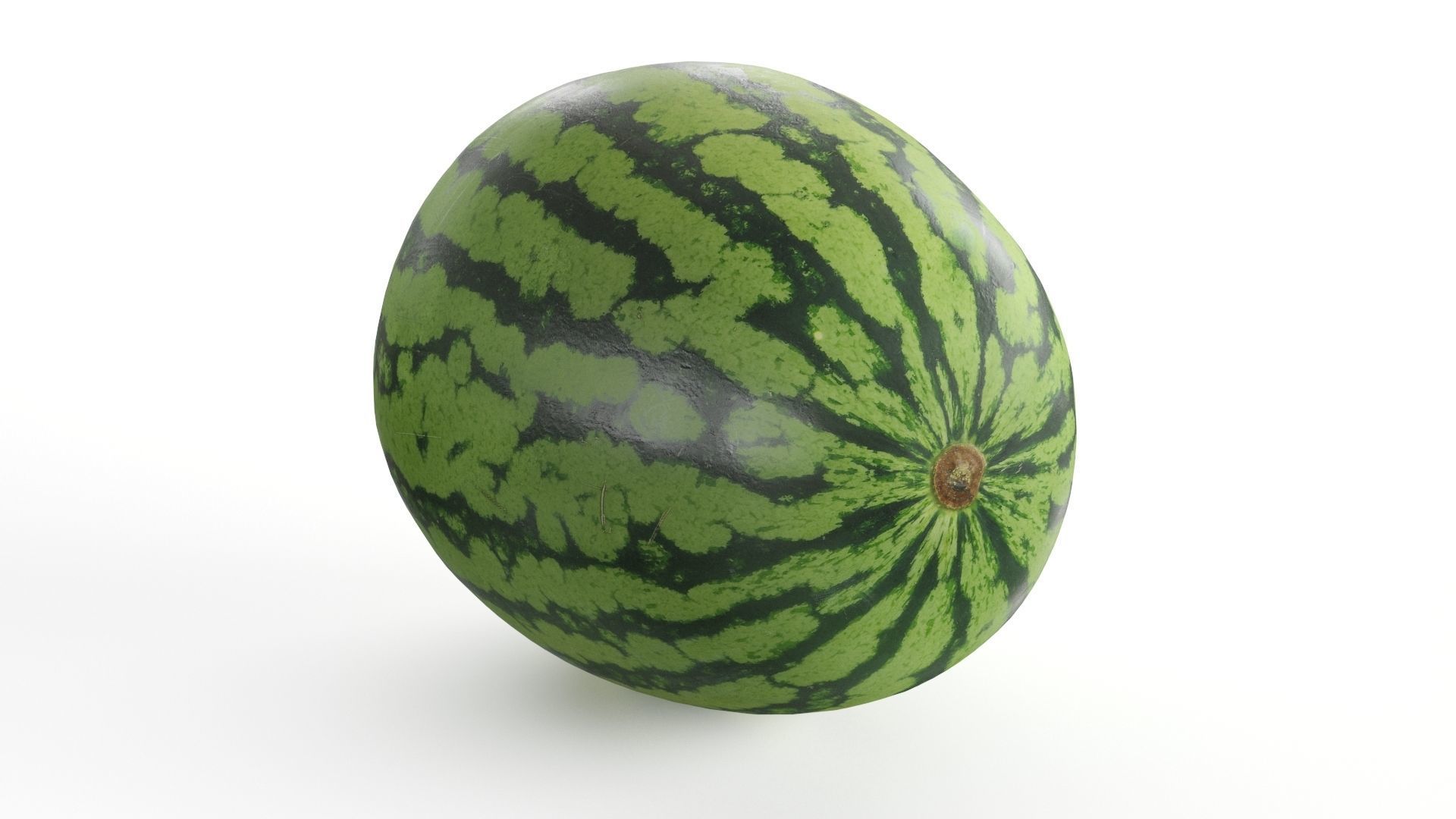Fresh Watermelon 3D Model 3D model_5