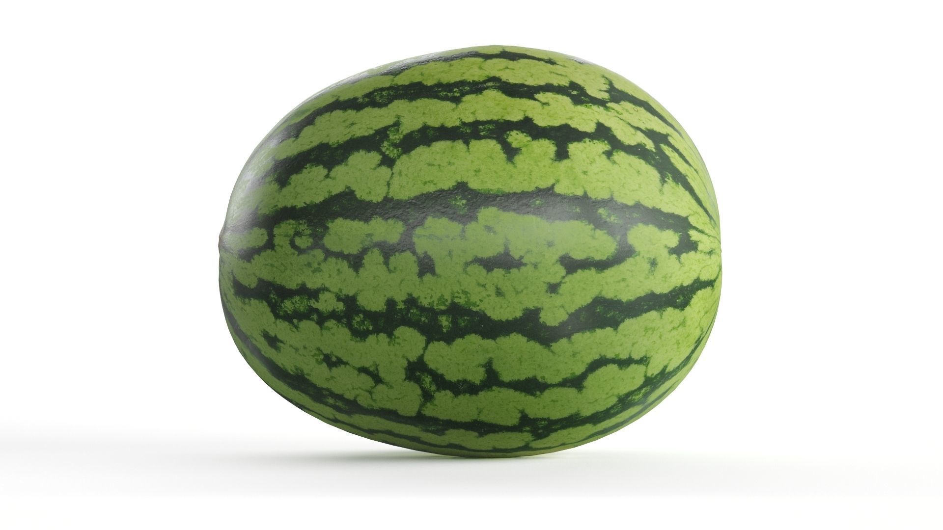 Fresh Watermelon 3D Model 3D model_7