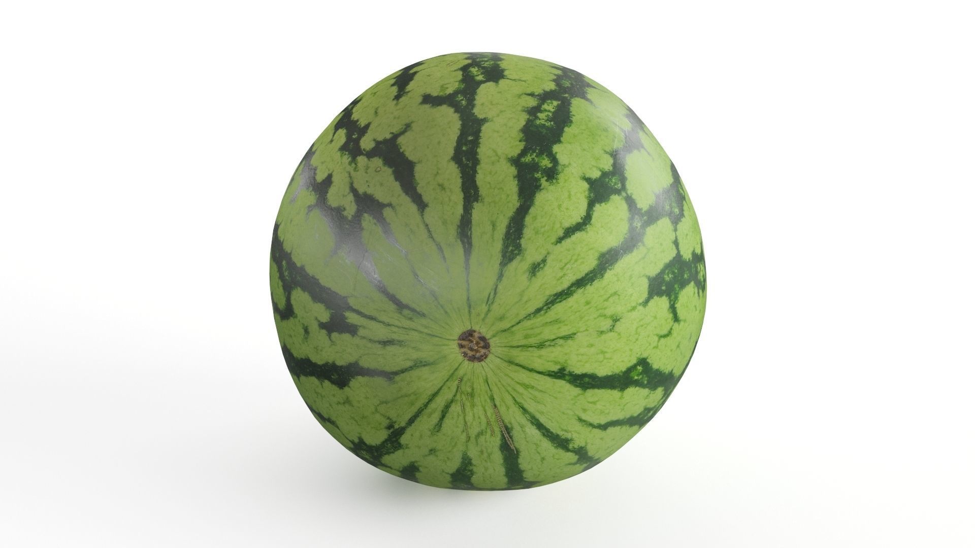 Fresh Watermelon 3D Model 3D model_6