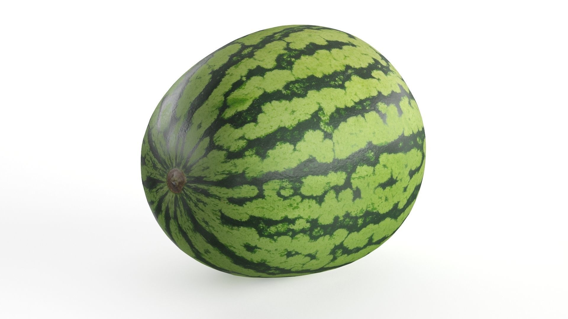 Fresh Watermelon 3D Model 3D model_1