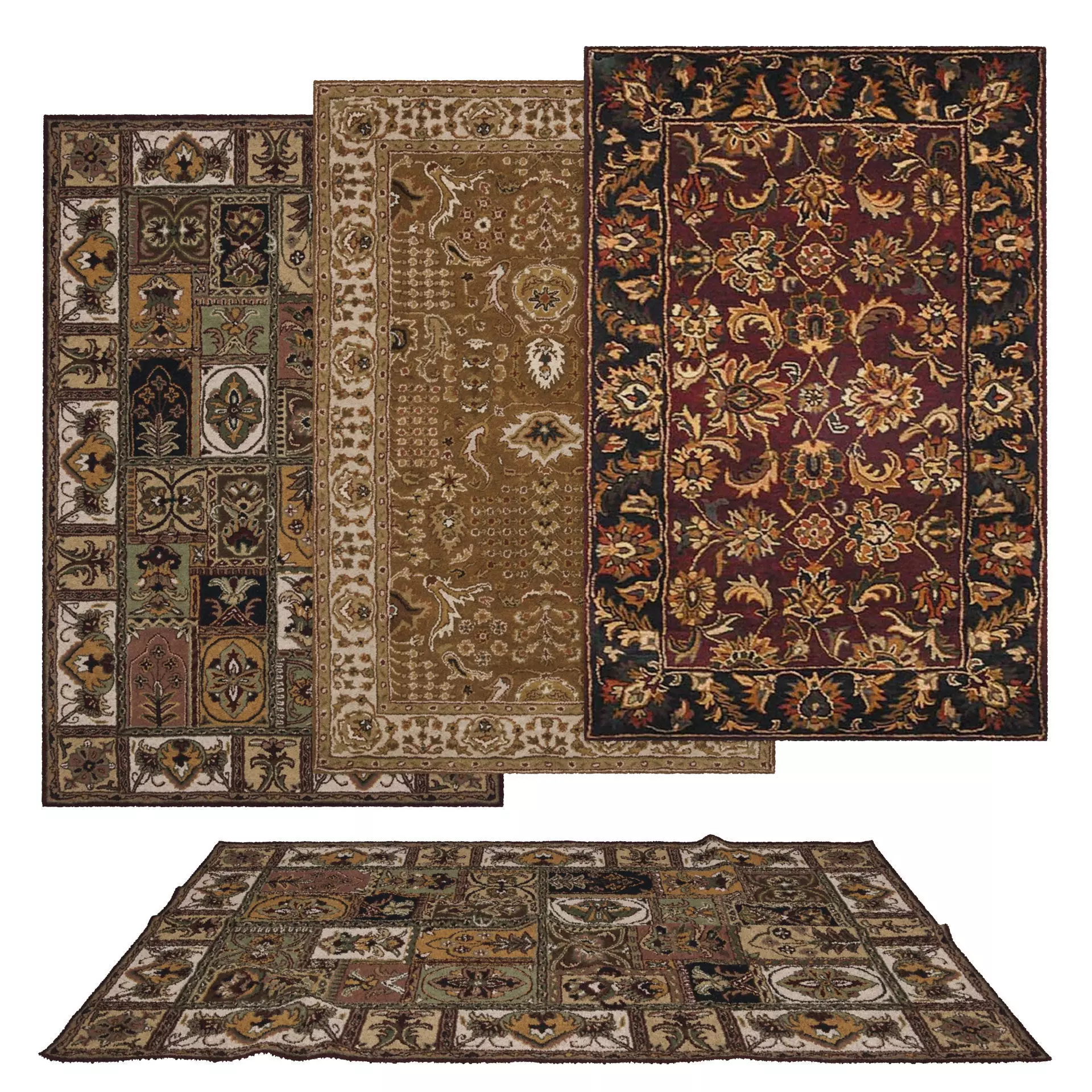Rugs No 708 Low-poly 3D model