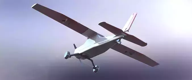 fully 3d printable RC aircraft - Cessna 152  3D print model