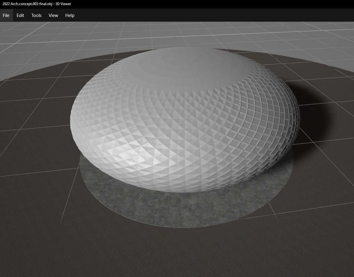 Building in concept 3D model_8
