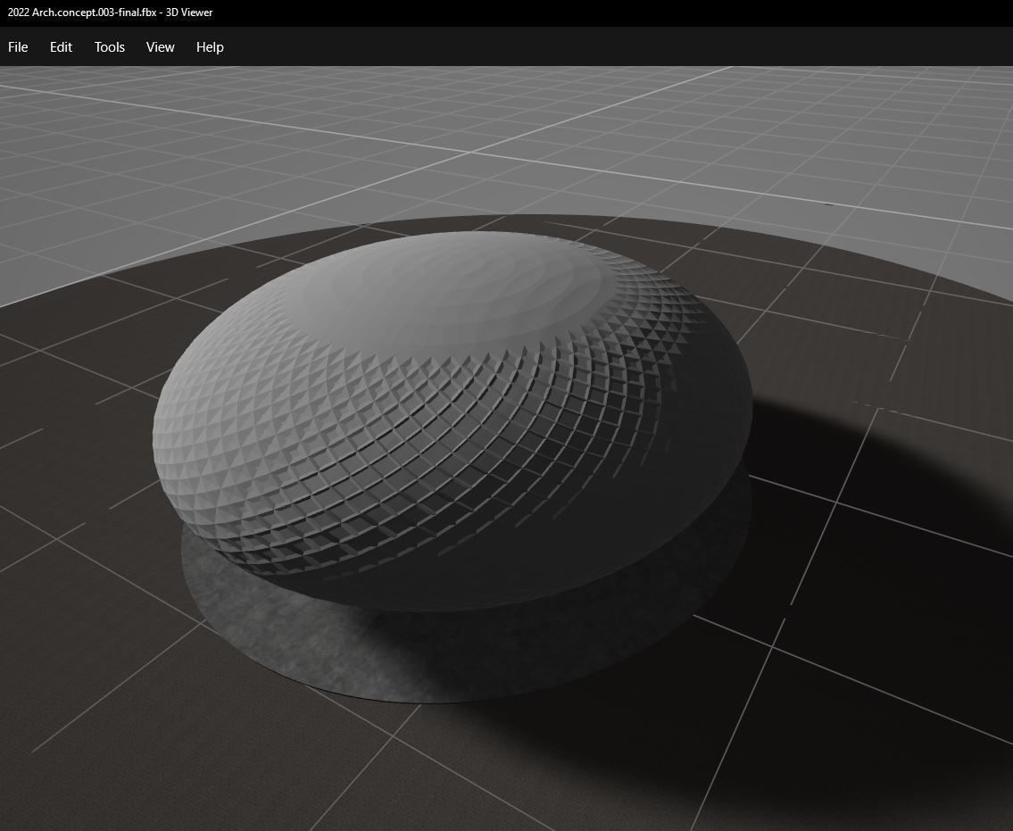 Building in concept 3D model_6