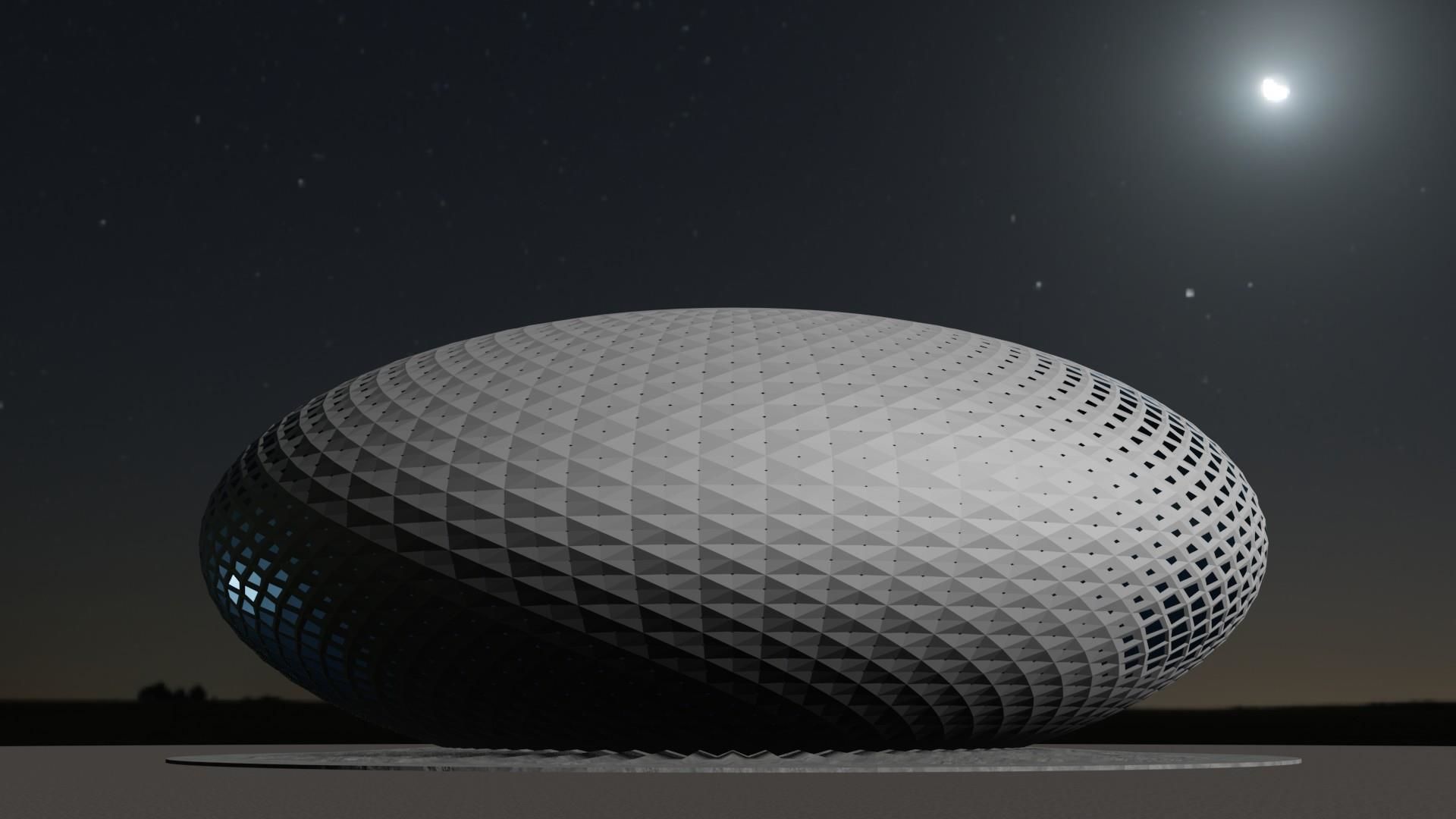 Building in concept 3D model_1