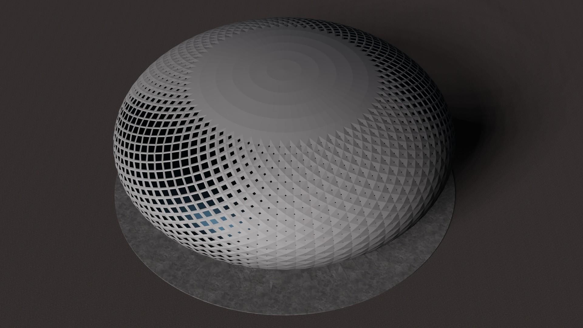 Building in concept 3D model_4