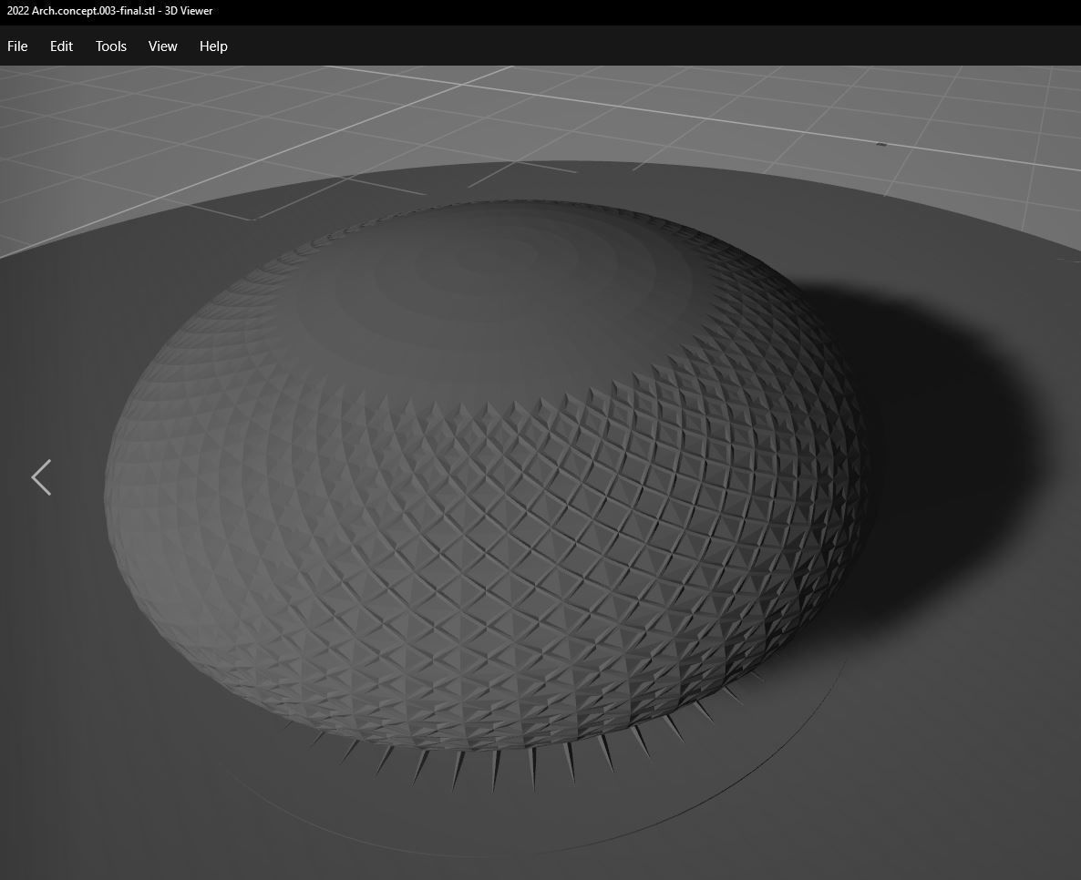 Building in concept 3D model_7
