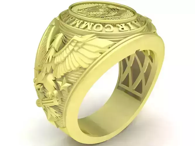 Strategic Air Command SAC Army US Eagle Ring 3960 3D print model