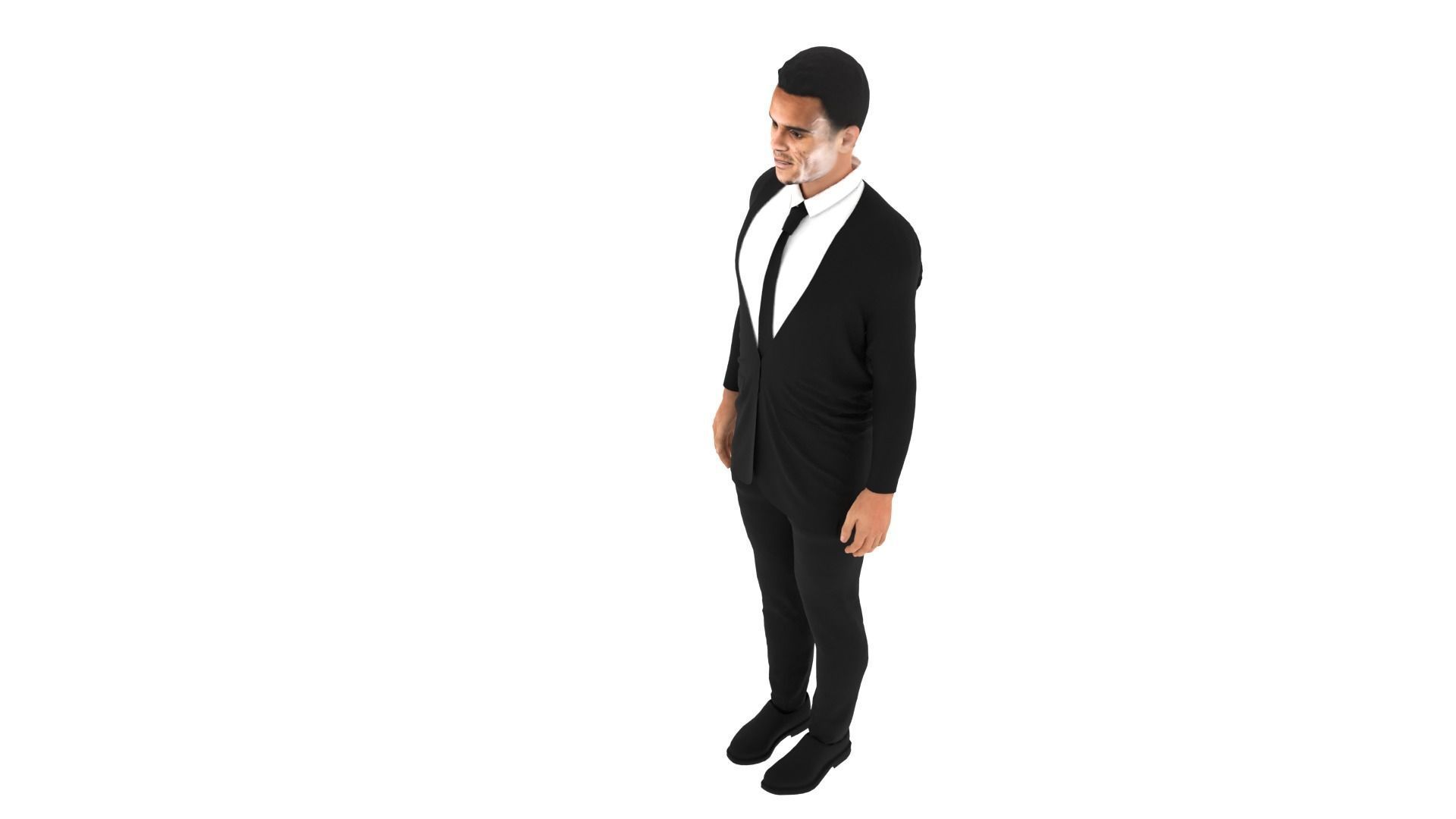 Luis Diaz Low-poly 3D model_7