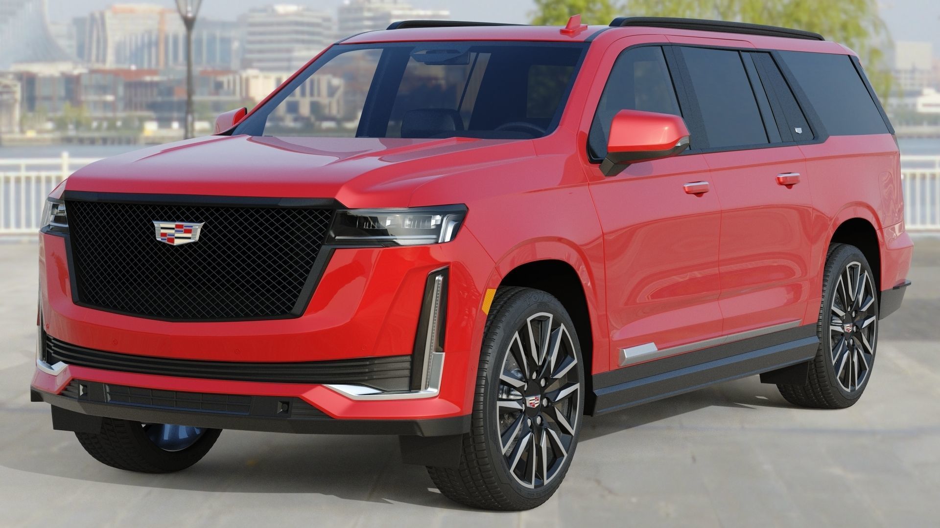 Cadillac Escalade ESV Sport 2021 3D model_7