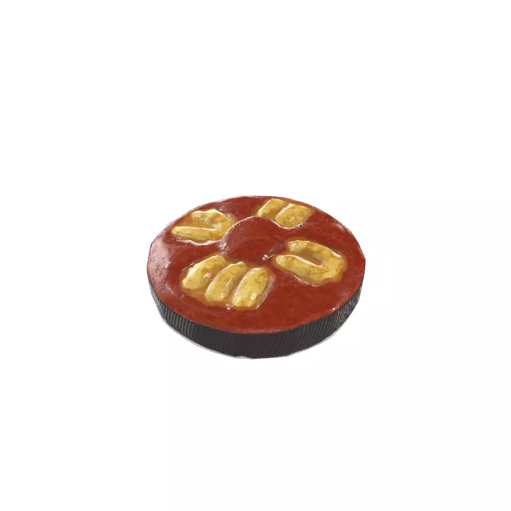 appel cake 3D model_0