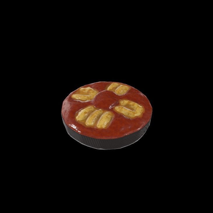 appel cake 3D model_1