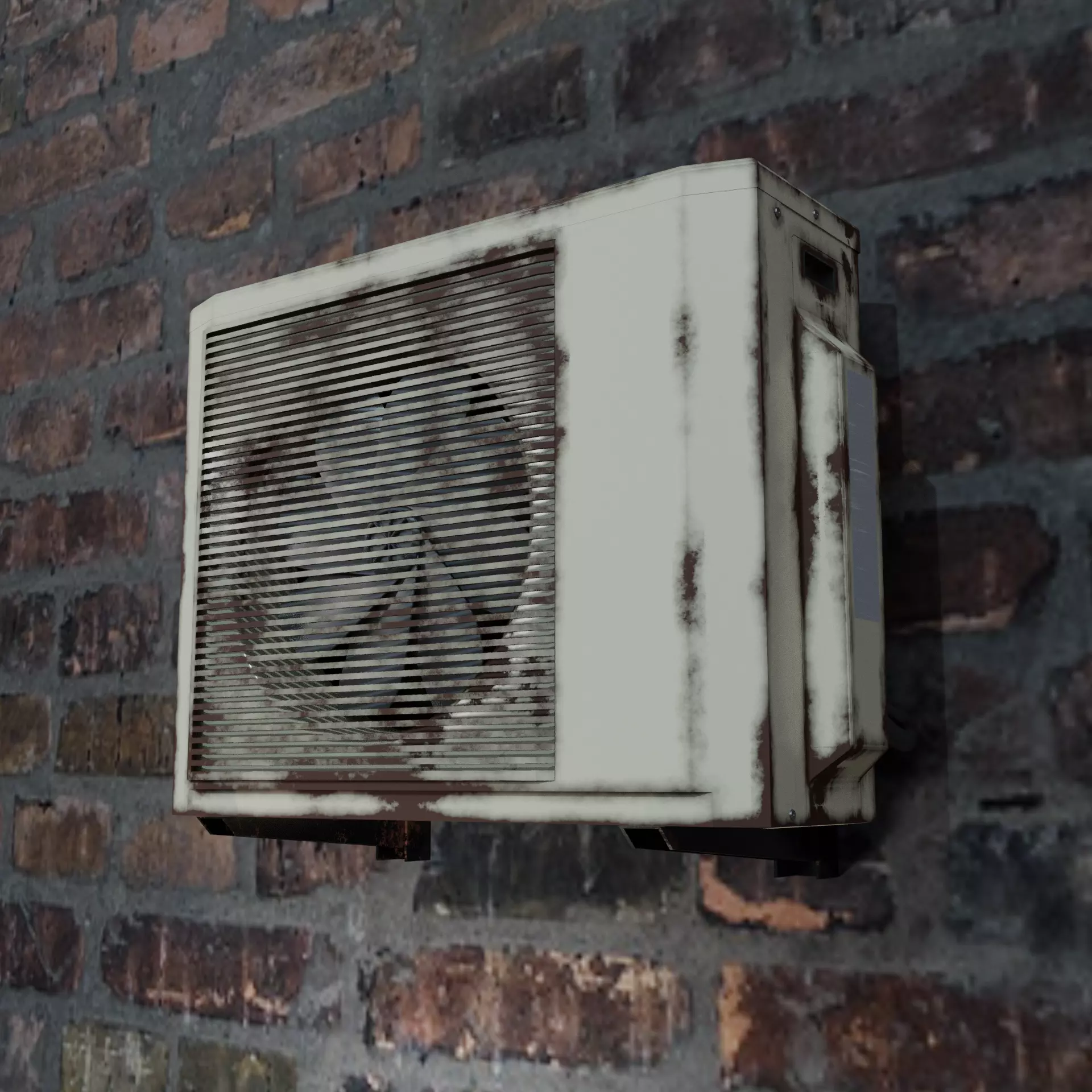 Air Conditioner Free low-poly 3D model