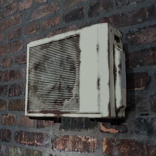 Air Conditioner Free low-poly 3D model