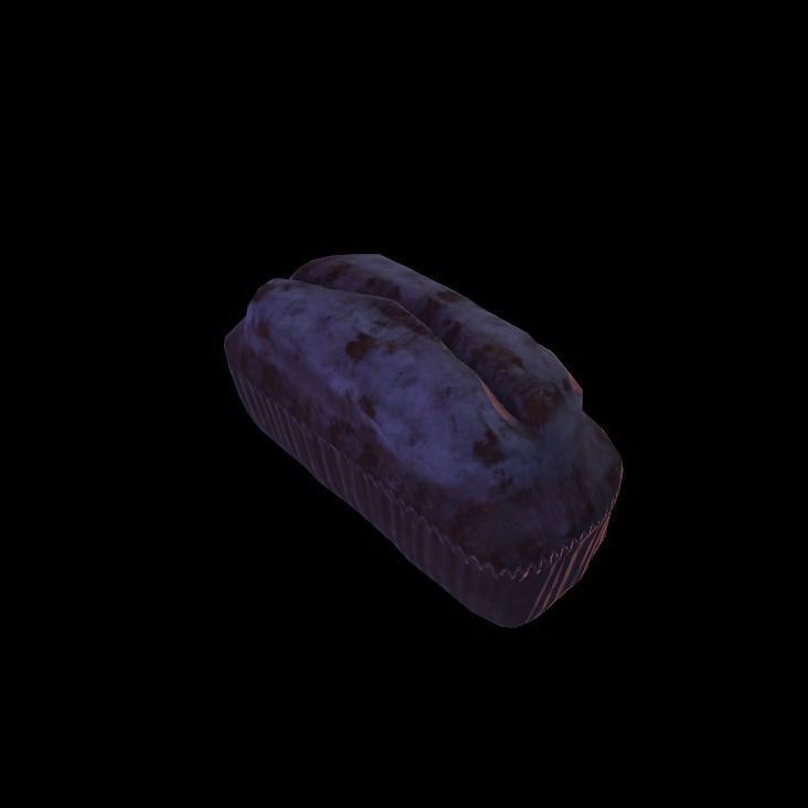 marble cake 3D model_1