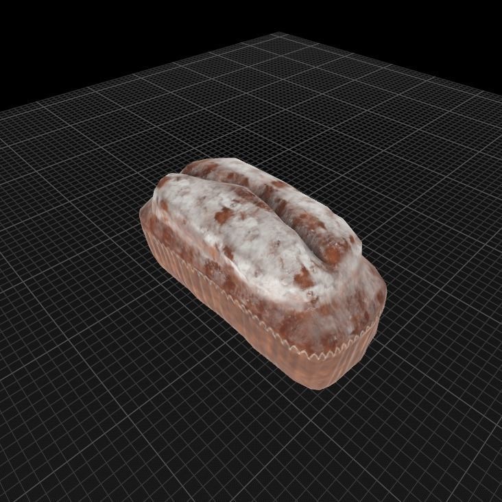 marble cake 3D model_12