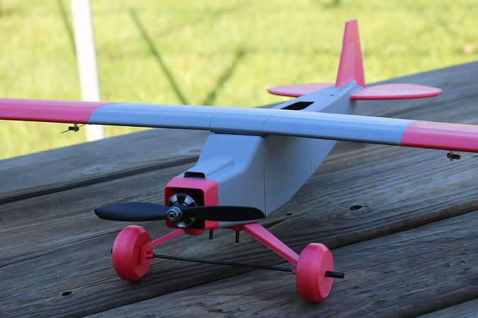 Fully 3d Printable RC Aircraft - Piper Cub 3D print model