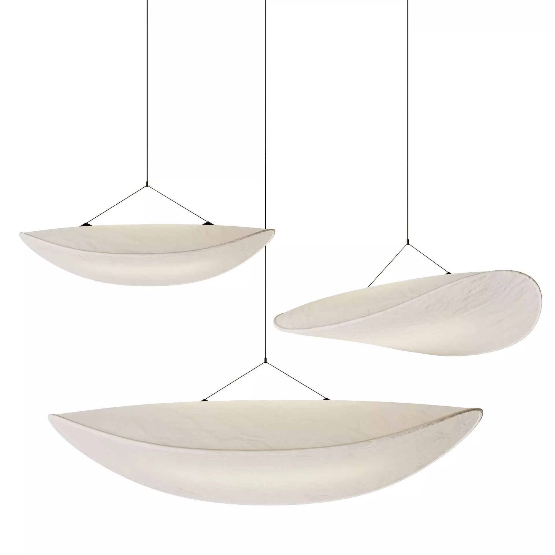 Tense Pendant Three Sizes 3D model_0