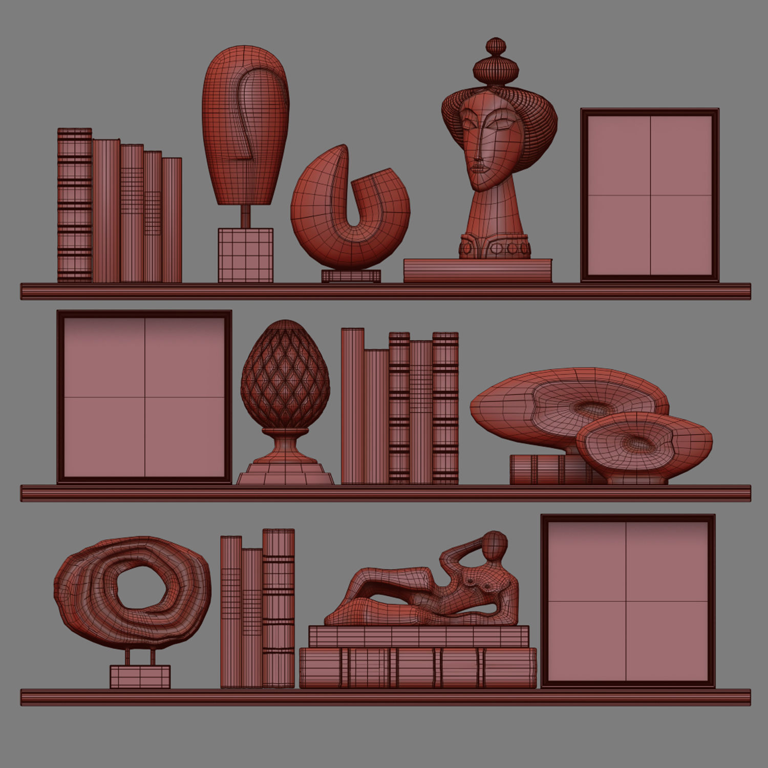 Decor Set 148 3D model_4