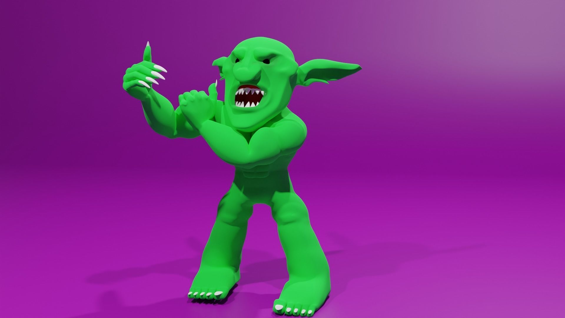 Goblin 3d character 3D model_9
