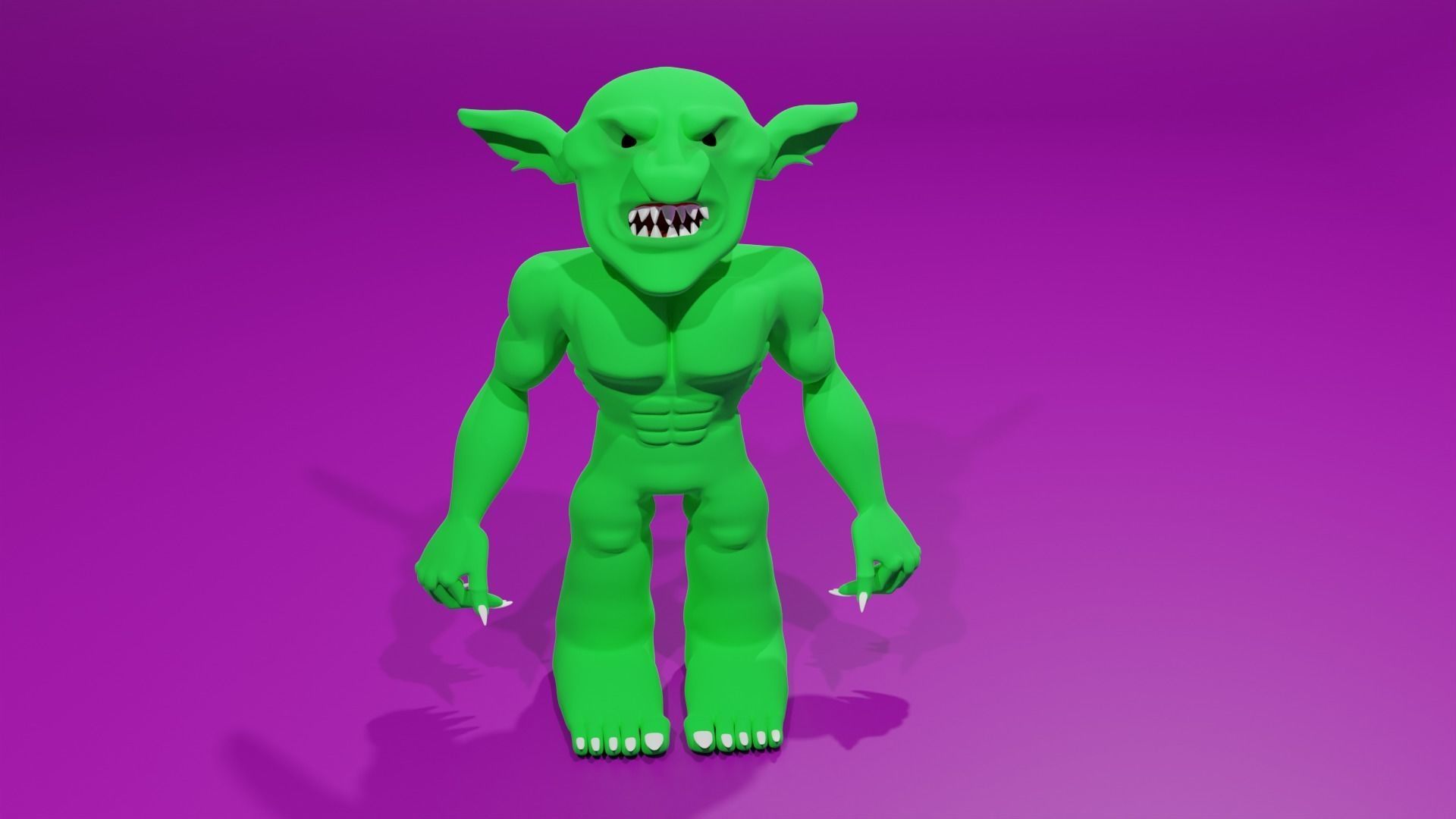 Goblin 3d character 3D model_11
