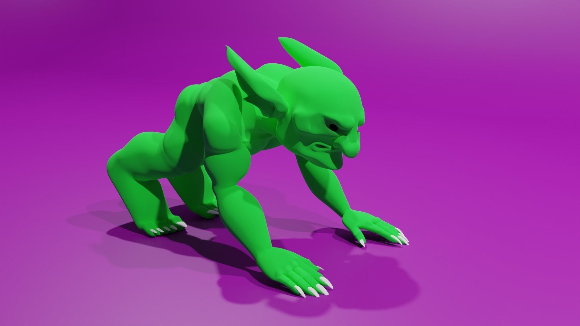 Goblin 3d character 3D model_16