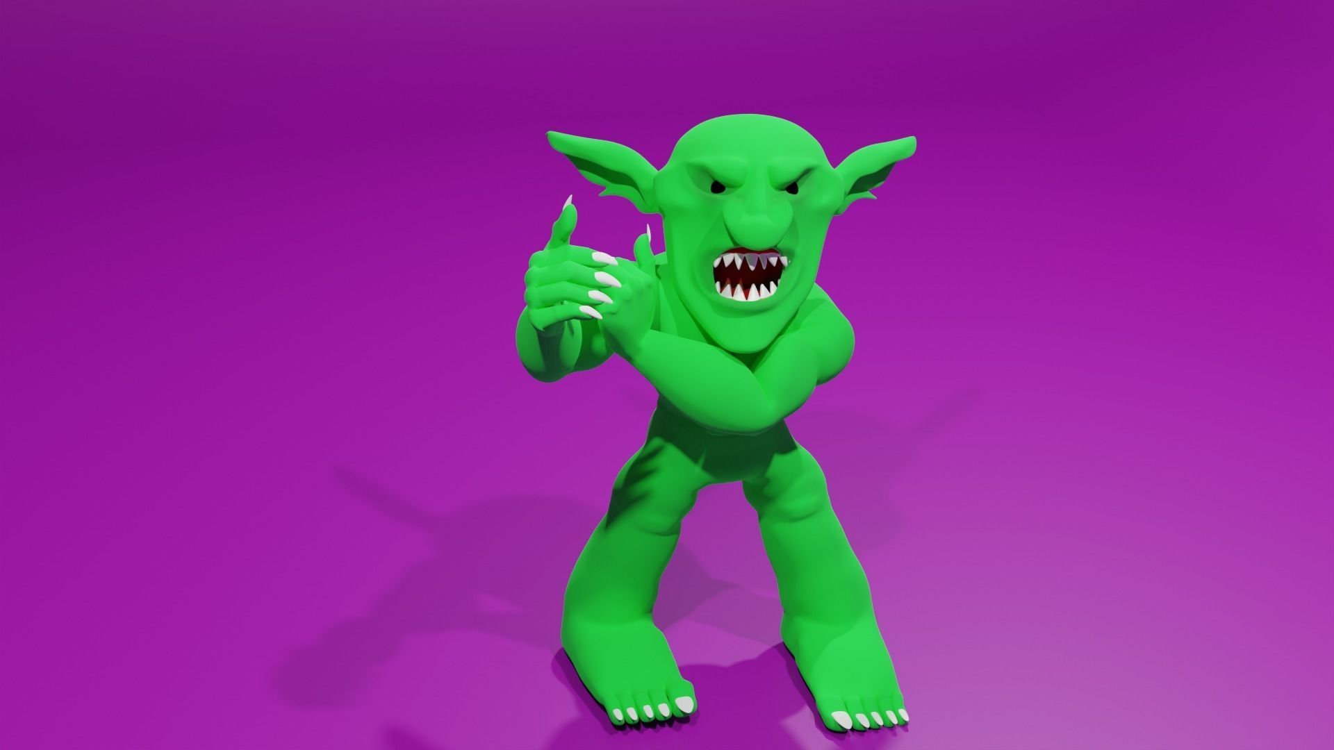 Goblin 3d character 3D model_2