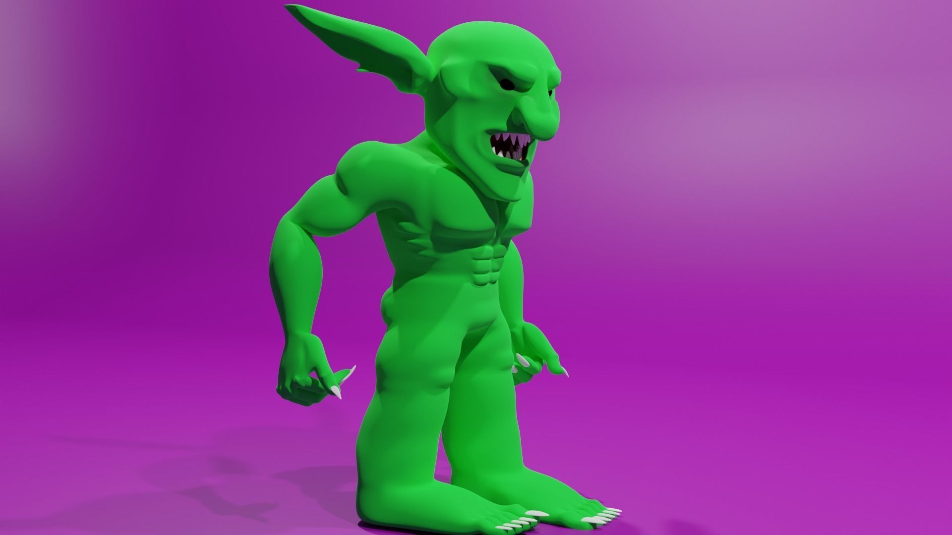 Goblin 3d character 3D model_7
