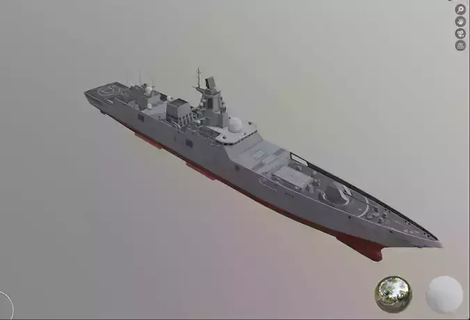Admiral Gorshkov low poly