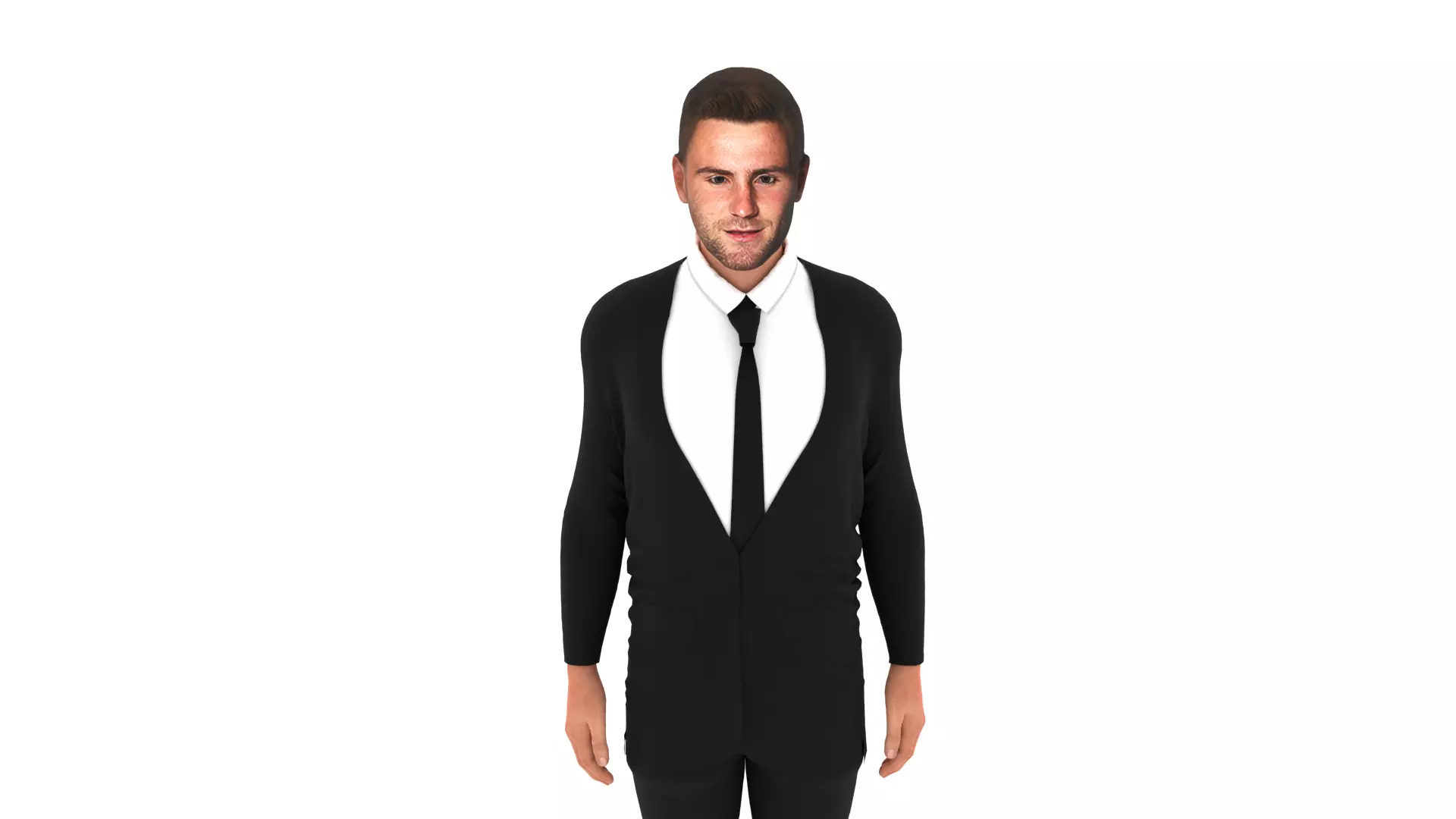 Luke Shaw Low-poly 3D model